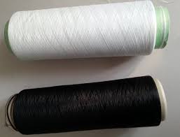 Raw White & Black, For knitting, 75 den up to 300 den , 100% Polyester